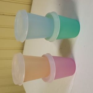 Vintage Tupperware Midget Set - Pastel